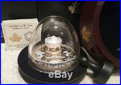 2018 Antique Carousel $50 6OZ Pure Silver Gold-Plated Proof Canada Coin COA#47