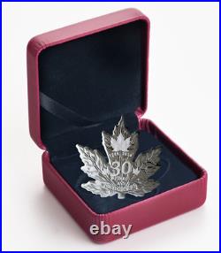 2018 Canada $20 30th Anniversary of the Silver Maple Leaf Pure Silver Coin 2018 Canada $20 30th Anniversary of the Silver Maple Leaf Pure Silver Coin