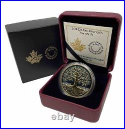 2018 Canada $20 Fine Silver 1oz Proof Tree Of Life #25-14