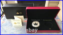 2018 Canada $50 3 Oz Silver 30th Anniversary of the SML Coin with Collector Case