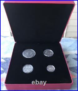 2018 Canada Fine Silver 4-Coin Set Before Confederation in Mint Packaging withCOA