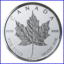 2018 Canada Gift 7-Coin Set, 99.99% Silver 2 faced Maple Leaf Bullion, 2018
