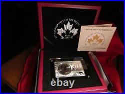 2018 Canada Silver 30th. Aniversary Of The Maple Leaf. 3 Oz. Silver Set