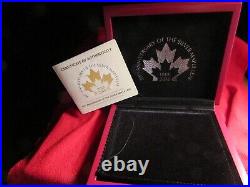 2018 Canada Silver 30th. Aniversary Of The Maple Leaf. 3 Oz. Silver Set