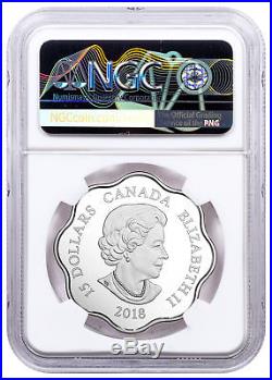 2018 Canada Year of the Dog Silver Lunar Lotus Proof $15 NGC PF70 UC SKU49824
