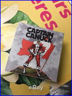 2018 Captain Canuck $20 1OZ Pure Silver Proof Coloured Coin Canada