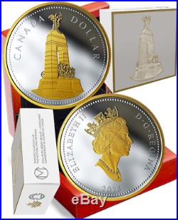 2018 Dollar Renewed Masters Club 2OZ Silver Proof $1 Coin Canada War Memorial