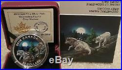 2018 Grey Wolves Geometric Fauna $20 1OZ Pure Silver Proof Canada Coin Geometry