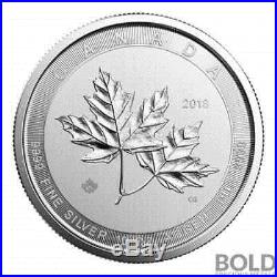 2018 Silver 10 oz Canada Magnificent Maple Leaf