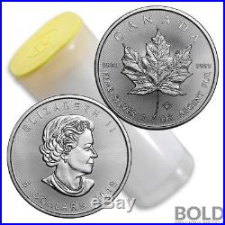2018 Silver 1 oz Canada Maple Leaf (25 Coins)