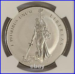 2019 1 oz Canada Peace & Liberty Silver Medal UHR NGC PF70 REV PF FDOI Taylor