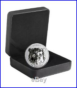 2019 2020 Canada $25 1 oz Silver Coin Multifaceted Animal Head Grizzly Bear NEW