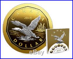 2019 Big Coin Flying Loon 5OZ Pure Silver Proof Classic $1 Dollar Canada