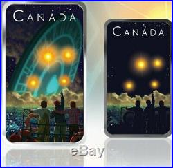 2019 CANADA $20 SHAG HARBOUR Glow-in-the-Dark 1oz Proof Silver UFO Coin#2
