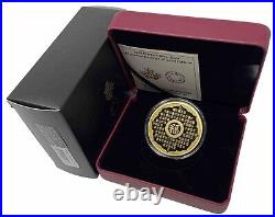 2019 Canada 2oz Fine Silver $30 A Hundred Blessings Of Good Fortune #32-07