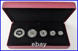 2019 Canada Fine Silver Maple Leaf Fractional Set A Bicentennial Celebration