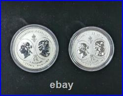 2019 Canada Fine Silver Maple Leaf Fractional Set A Bicentennial Celebration