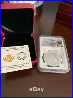 2019 Canada Peace & Liberty UHF Silver Medal, NGC PF 70 REV PF