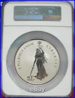 2019 NGC PF70 CANADA 10 oz SILVER PEACE & LIBERTY ULTRA HIGH RELIEF DUAL SIGNED