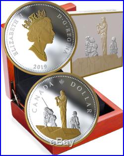 2019 Peacekeeping Renewed Dollar Masters Club 2OZ Silver Proof $1 Coin Canada