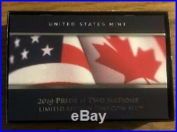 2019 Pride of Two Nations Limited Edition Two-Coin Set (USA/CANADA)
