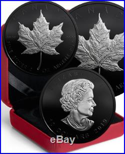 2019 Silver Maple Leaf Special Edition $10 2OZ Ag Proof BlackRhodium Coin Canada