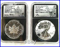 2019 W CANADA RCM VERSION PRIDE OF TWO NATIONS NGC PF70 SET FIRST DAY of ISSUE