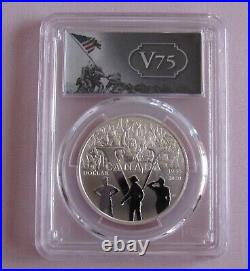 2020 $1 CANADA SILVER DOLLAR WWII 75TH Anniversary VE-DAY PCGS PF70 DCAM