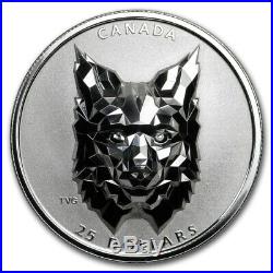 2020 $25 Canada Silver Multifaceted Lynx