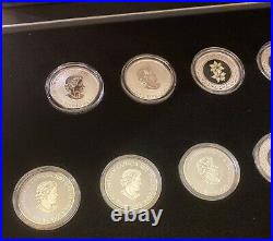 2020 $3 fine silver coin set Floral Emblems of Canada