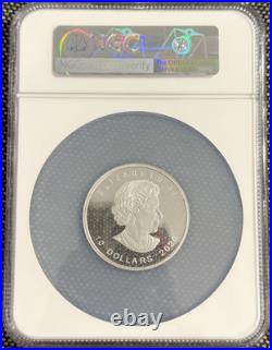 2020 Canada $10.9999 Silver 2 Oz Pulsating Maple Leaf PF70 NGC Coin