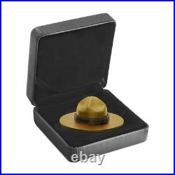 2020 Canada 1.5oz Classic Mountie Hat Shaped Silver Coin. 9999 Fine withBox & COA