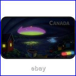 2020 Canada $20 Clarenville Event UFO Glow-in-the-Dark 1 oz Silver Bar 5000 Made