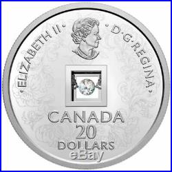 2020 Canada $20 Pure Silver Coin Dancing Diamond Sparkle of the Heart