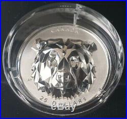 2020 Canada Grizzly Bear Multifaceted Silver High Relief RCM NEW BOX & COA