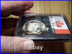 2020 Canada Proud Bald Eagle PF70 FDOI Extraordinary High Relief 1oz Silver Coin