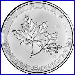 2020 Canada Silver Maple Leaf 10 oz $50 BU