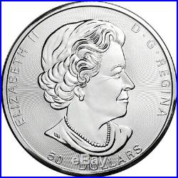 2020 Canada Silver Maple Leaf 10 oz $50 BU