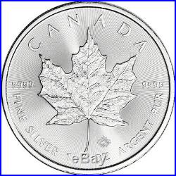 2020 Canada Silver Maple Leaf 1 oz $5 BU Five 5 Coins