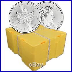 2020 Canada Silver Maple Leaf 1 oz $5 BU Sealed 500 Coin Monster Box