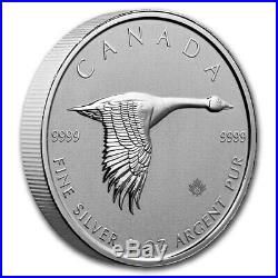2020 RCM Canada 2 oz Silver Round PRESALE CHUBBY Piedfort Canadian Goose BU Coin