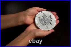 2021 1 Kilo/Kilogram Super Incuse Maple Leaf (SML) Silver Coin Canada