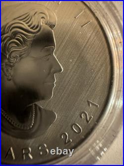 2021. 1oz 99.99% PURE SILVER CANADIAN MAPLE LEAF $5 COIN WITH W MINT MARK 2021. 1oz 99.99% PURE SILVER CANADIAN MAPLE LEAF $5 COIN WITH W MINT MARK