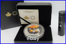 2021 5 oz. Pure Silver Coin The Solar System Mintage 1,250 Canada Glow Coin