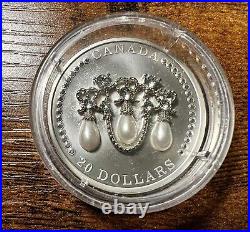 2021 Canada 1 oz Queen Elizabeth II Lover's Knot Tiara Silver Coin. 9999 Fine 2021 Canada 1 oz Queen Elizabeth II Lover's Knot Tiara Silver Coin. 9999 Fine