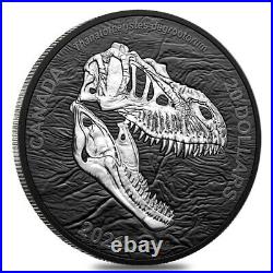 2021 Canada 1 oz Silver Discovering Dinosaurs Reaper of Death Coin. 9999 Fine