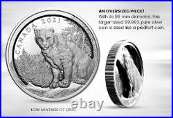 2021 Canada $50 Dollars Pure Silver Coin Multilayered Cougar (Pre-order)