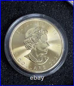 2021 Canada $5 Big Family Gold Bejeweled 1 Oz Silver Coin & COA