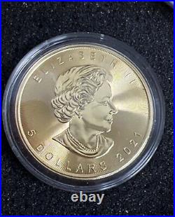 2021 Canada $5 Big Family Gold Bejeweled 1 Oz Silver Coin & COA