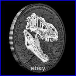 2021 Canada Discovering Dinosaurs Reaper of Death 1 oz. Pure Silver Coin $20 NEW